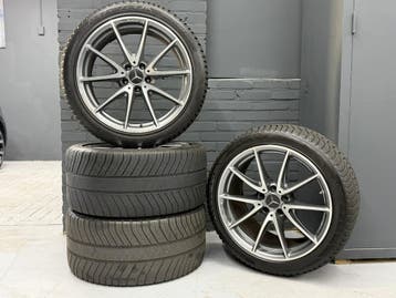 Originele AMG velgen Mercedes-Benz E-KLASSE Winterset 19, Auto-onderdelen, Banden en Velgen, 19 inch, Gebruikt, 295 mm, Banden en Velgen
