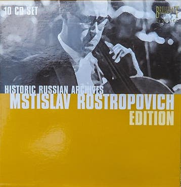 cd box - Mstislav Rostropovich - Mstislav Rostropovich Ed..., Cd's en Dvd's, Cd's | Klassiek, Verzenden, Zo goed als nieuw