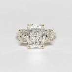 Zonder minimumprijs - Statement ring - 14 karaat Geel goud -