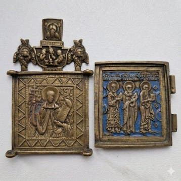 Reis-icoon - Sint Nicolaas de Wonderdoener, Sint Johannes de