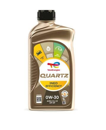 Total Quartz Ineo Efficiency 0W30 1 Liter, Ophalen of Verzenden