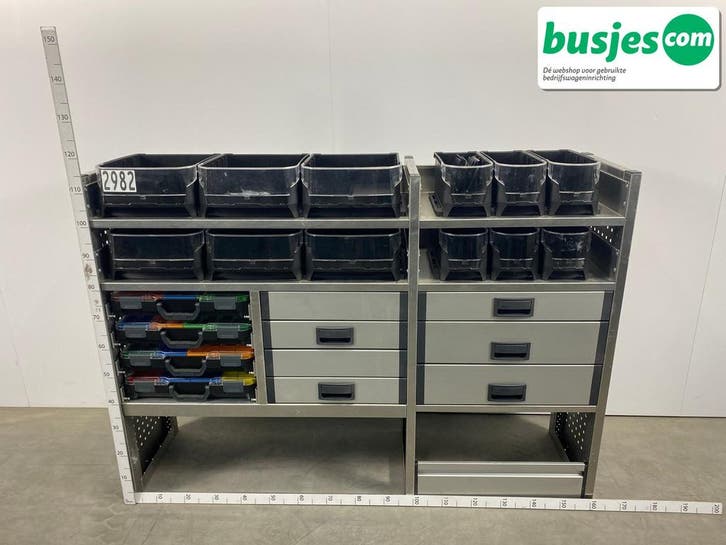 Aluca bedrijfswageninrichting 1625x420x1175mm (2982), Auto diversen, Overige Auto diversen, Ophalen of Verzenden