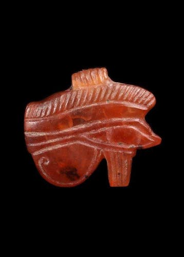 Oude Egypte, late periode Kornalijn Wedjat Amulet