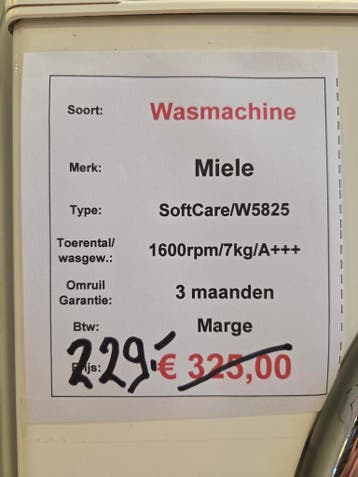 Miele wasmachines - UITVERKOOP - ZOMERSALE - vanaf 159 euro!, Refurbished, Voorlader, 85 tot 90 cm, Ophalen