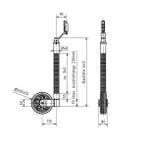 Neuswiel KARTT Premium 48mm geribbeld met Turn-Lock systeem, Ophalen of Verzenden, Nieuw