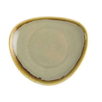 Kiln Driehoekige Borden | Mosgroen | 16,5cm | 6 stuks, Verzenden