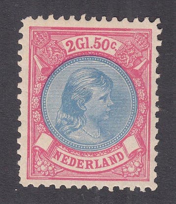 Nederland 1896 - Koningin Wilhelmina - NVPH 47, Gestempeld