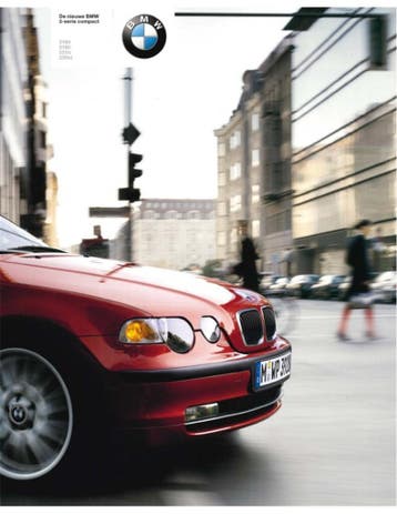 2001 BMW 3 SERIE COMPACT BROCHURE NEDERLANDS, Nieuw, BMW, Author