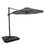 Zweefparasol Bardolino Ø300cm – Premium parasol - Grijs |, Verzenden, Nieuw