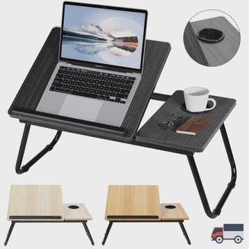 Opklapbare Laptoptafel voor Bed & Bank - In Hoogte Verstelba, Verzenden, Nieuw