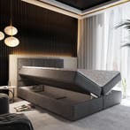 Boxsprings met Opbergruimte + Elektro – Direct Leverbaaar !, Tijdloos, 180 cm, 200 cm, Nieuw