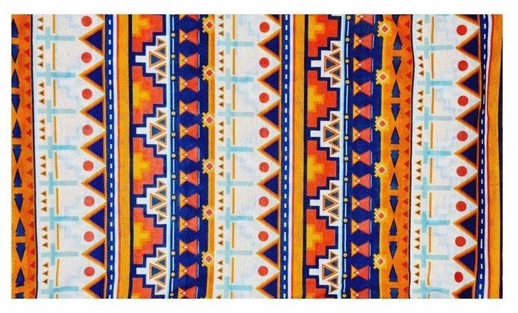 Haarband Multifunctioneel 45x25cm - Ibiza Patroon - Oranje, Sieraden, Tassen en Uiterlijk, Uiterlijk | Haarverzorging