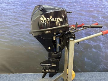 Tohatsu 6 / 8pk | Buitenboordmotor | Kortstaart | Nieuwstaat, Watersport en Boten, 5 tot 10 pk, Viertaktmotor, Ophalen of Verzenden