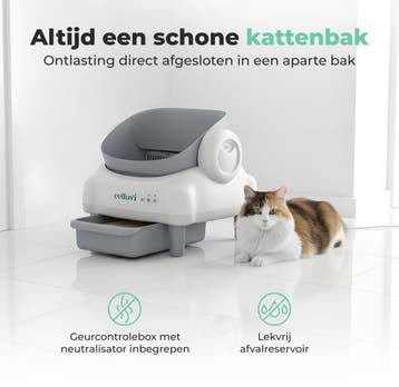 Cellavi Automatische Kattenbak - Zelfreinigende Kattenbak, Dieren en Toebehoren, Katten-accessoires, Ophalen of Verzenden, Zo goed als nieuw