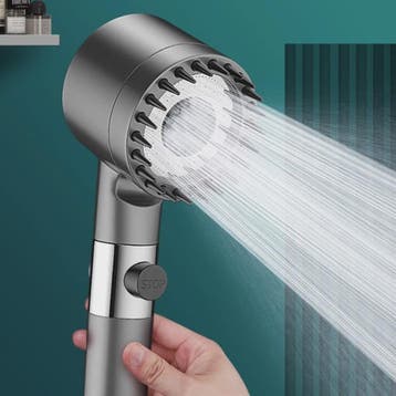 Luxe Filter Douchekop met 3 standen, Massageborstel & Regenf, Verzenden, Nieuw