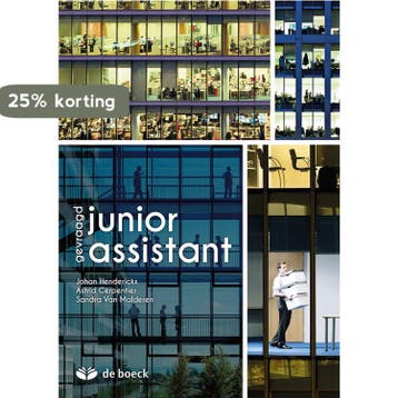 Gevraagd: junior assistant - leerwerkboek - Johan Henderickx, Verzenden, Zo goed als nieuw, Johan Henderickx