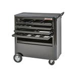 Gereedschapswagen zwart - 4 laden tweezijdig te openen -, Ophalen of Verzenden, Nieuw