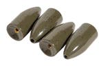 Ultimate Brass Bullet Weight Green Pumpkin 10.6 4pcs, Watersport en Boten, Verzenden, Nieuw, Vislijn