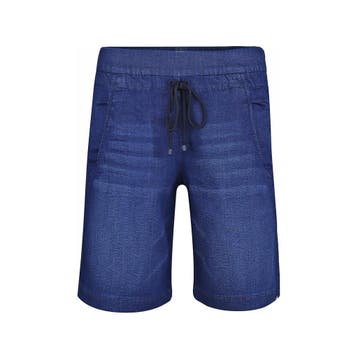 MAC • blauwe Bermuda summer shorts • 36, MAC, Nieuw, Maat 36 (S), Verzenden