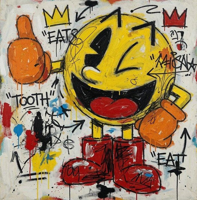EGO - PACMAN - Pac-Man Eats Fame - ÉDITION UNIQUE 1/1 -, Spelcomputers en Games, Spelcomputers | Overige Accessoires