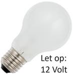 SL Gloeilamp Laagvolt E27 12V 15W Mat A60, Ophalen of Verzenden, Nieuw