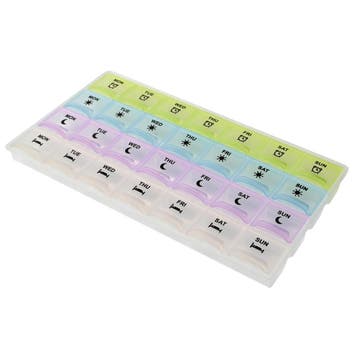 Benson Compacte pillendoos - 7 dagen - 4 vakken per dag -..., Diversen, Ophalen of Verzenden, Nieuw