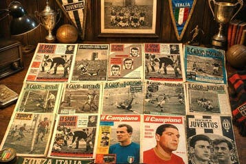Calcio - Verzameling van 17 originele vintage, Nieuw