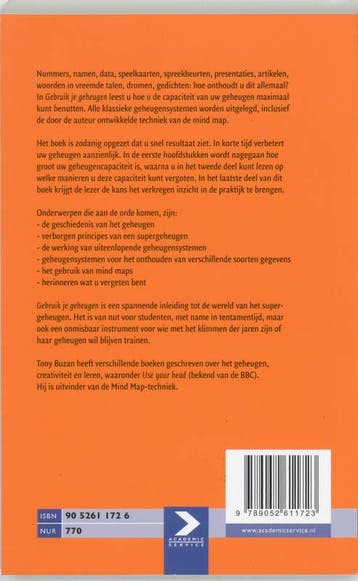 Gebruik je geheugen - Tony Buzan 9789052611723, Verzenden, Gelezen, Tony Buzan