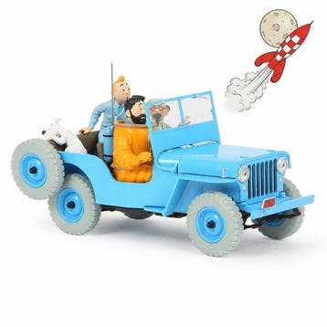 collection Hachette 1/24 - Modelauto - N°4 - La jeep bleue -, Nieuw
