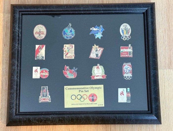 Draagspeld Commemorative Olympic Pin Set - Verenigde Staten, Verzamelen, Overige Verzamelen