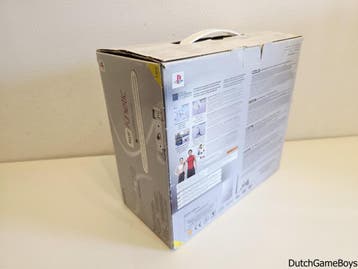 Playstation 2 / PS2 - Console - Slim Satin Silver - Eye Toy, Verzenden, Gebruikt