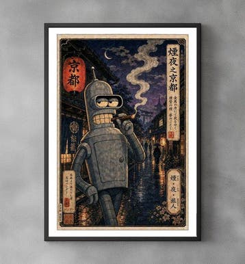 Sato Hageshi - Smoke & Steel - Bender Futurama - Pop Art -, Nieuw in verpakking