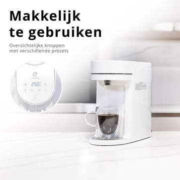 Evidenter Heetwaterdispenser Wit Touch Display - 2L -, Witgoed en Apparatuur, Waterkokers, Ophalen of Verzenden, Zo goed als nieuw