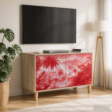 vidaXL Tv-meubel AACHEN 69 x 33 x 50 cm Sonoma Bewerkt hout, Minder dan 50 cm, Verzenden, Nieuw, Minder dan 100 cm