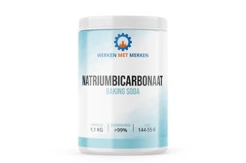Wmm Chemie Natriumbicarbonaat baking soda 1,1 kg, pot, Verzenden, Nieuw