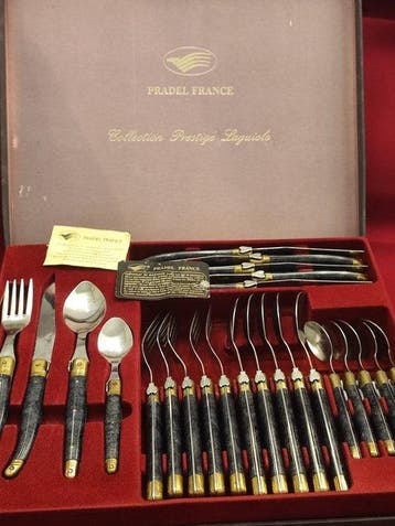 Pradel France - Bestekset voor 6 personen (24) - Staal,