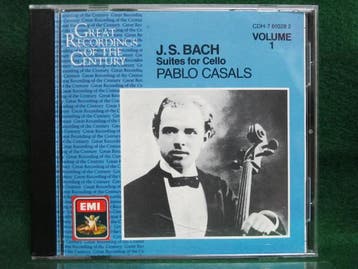 cd - J.S. Bach - Pablo Casals â Suites For Cello, Volume, Verzenden, Zo goed als nieuw