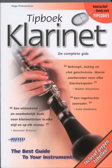 Tipboek Klarinet | Hugo Pinksterboer | Nieuw, Ophalen of Verzenden, Nieuw, Hugo Pinksterboer