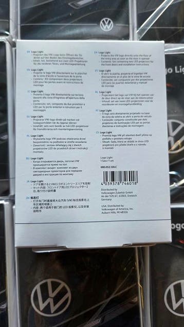 Instapverlichting LED Portier VW Logo Nieuw Origineel Set, Verzenden, Nieuw