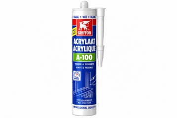 Griffon acrylic sealant a 100 1 stuk, 300 ml, wit, koker, Verzenden, Nieuw
