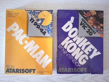 Atari - TI99/4A - Pac-Man; Donkey Kong - Videogame - In, Spelcomputers en Games, Nieuw