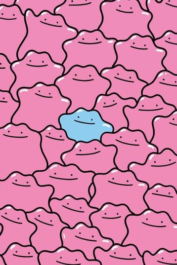 Henshin (Marco Celante) - Ditto - POP ART - Pokémon, Nieuw