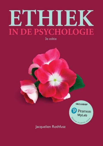 9789043036344 Ethiek in de psychologie, 3e editie met MyL..., Verzenden, Zo goed als nieuw, Jacquelien Rothfusz