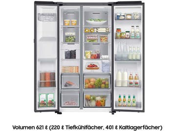 Samsung RS90F65EDFEF - Amerikaanse Koelkast - Twin Cooling, Verzenden, Zo goed als nieuw