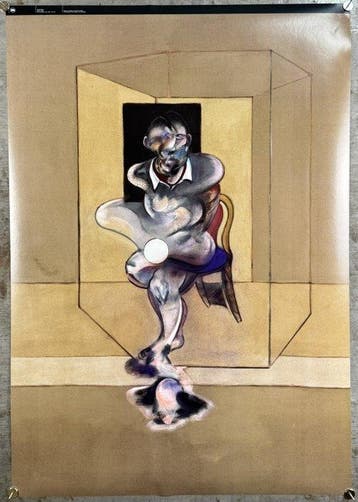 Francis Bacon (after) - Seated Figure in a Room