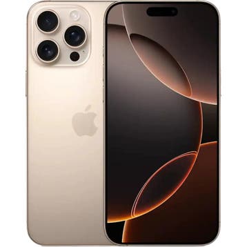 Refurbished iPhone 16 Pro Max 512GB Titanium Desert, Verzenden, Nieuw