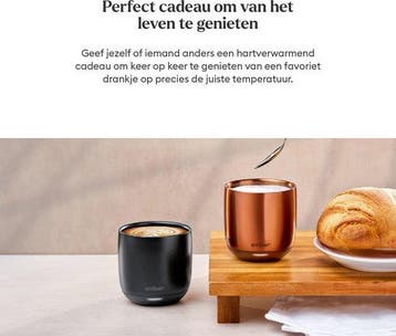 Ember Cup Coffee Cup - Smart Mug met Mobiele App - Cup, Verzenden, Nieuw