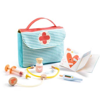 Djeco dokterskoffer accessoires FSC van €29,99 voor €29,90, Ophalen of Verzenden, Nieuw