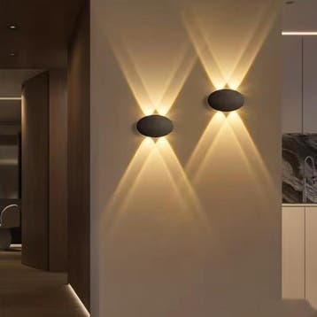 Ovale LED Wandlamp IP65 Warm Wit Buiten, Verzenden, Nieuw