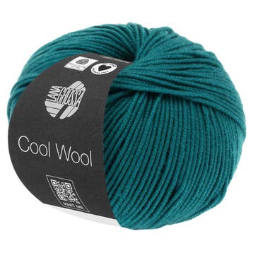 Lana Grossa Cool Wool - 2015 Petrolgroen - Merinowol Garen, Ophalen of Verzenden, Nieuw